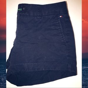 Juniors Navy Blue Tommy H Shorts Size 2